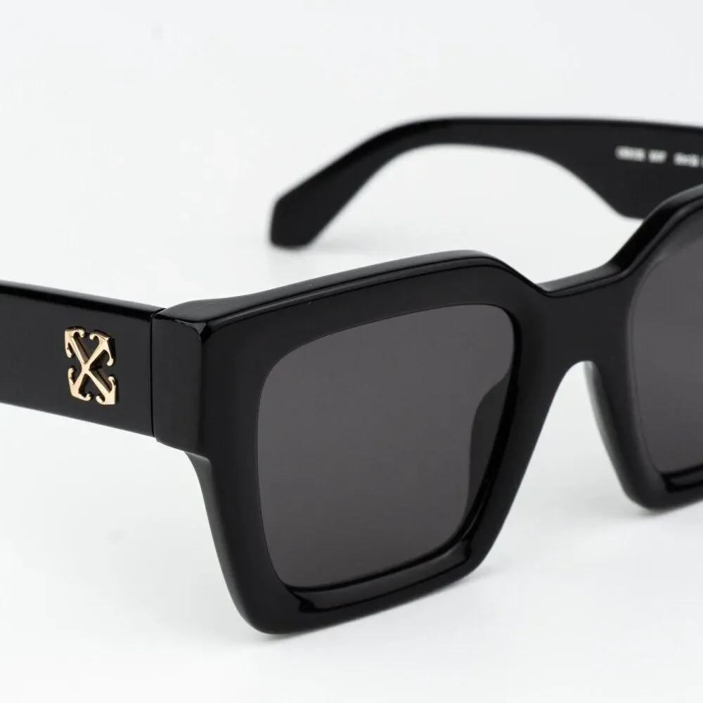 Off-White JACKSON Men Sunglasses Black Grey Square OERI13I JACKSON 1007